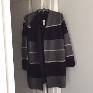 TALBOTS Blue gray long Business jacket sweater